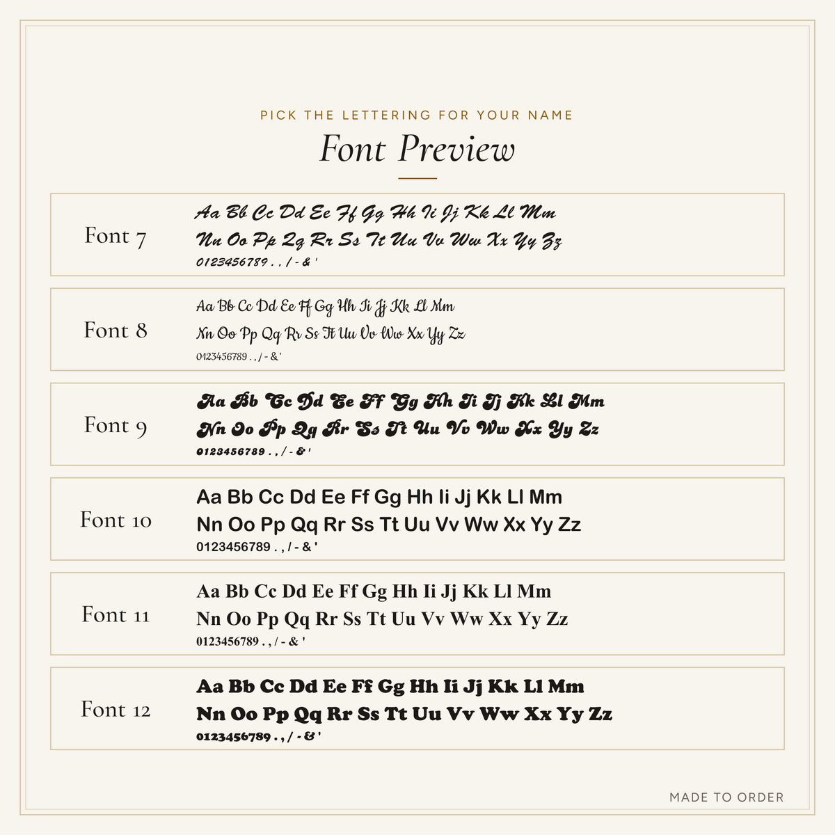 Font preview (2)