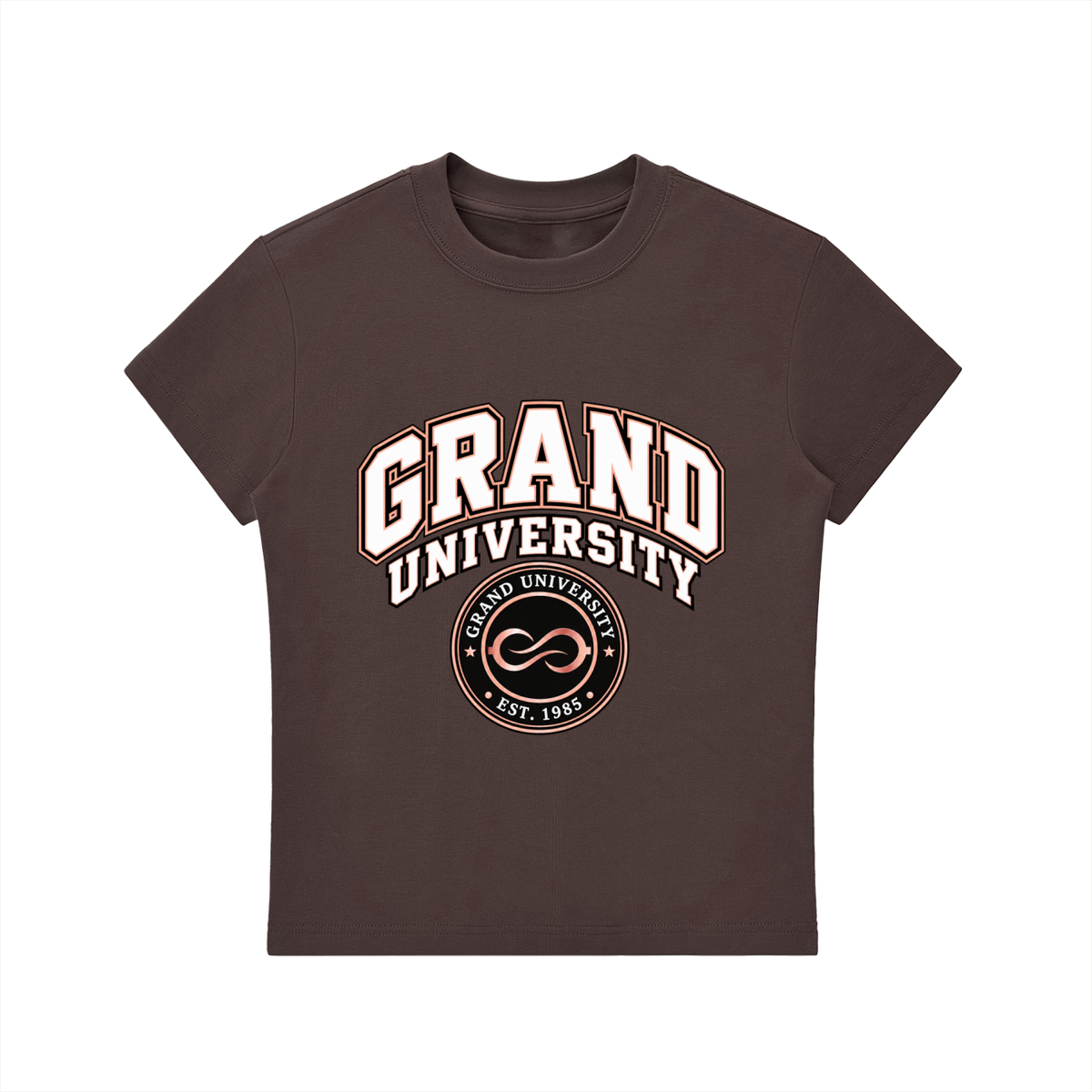 Grand University Crewneck T-Shirt