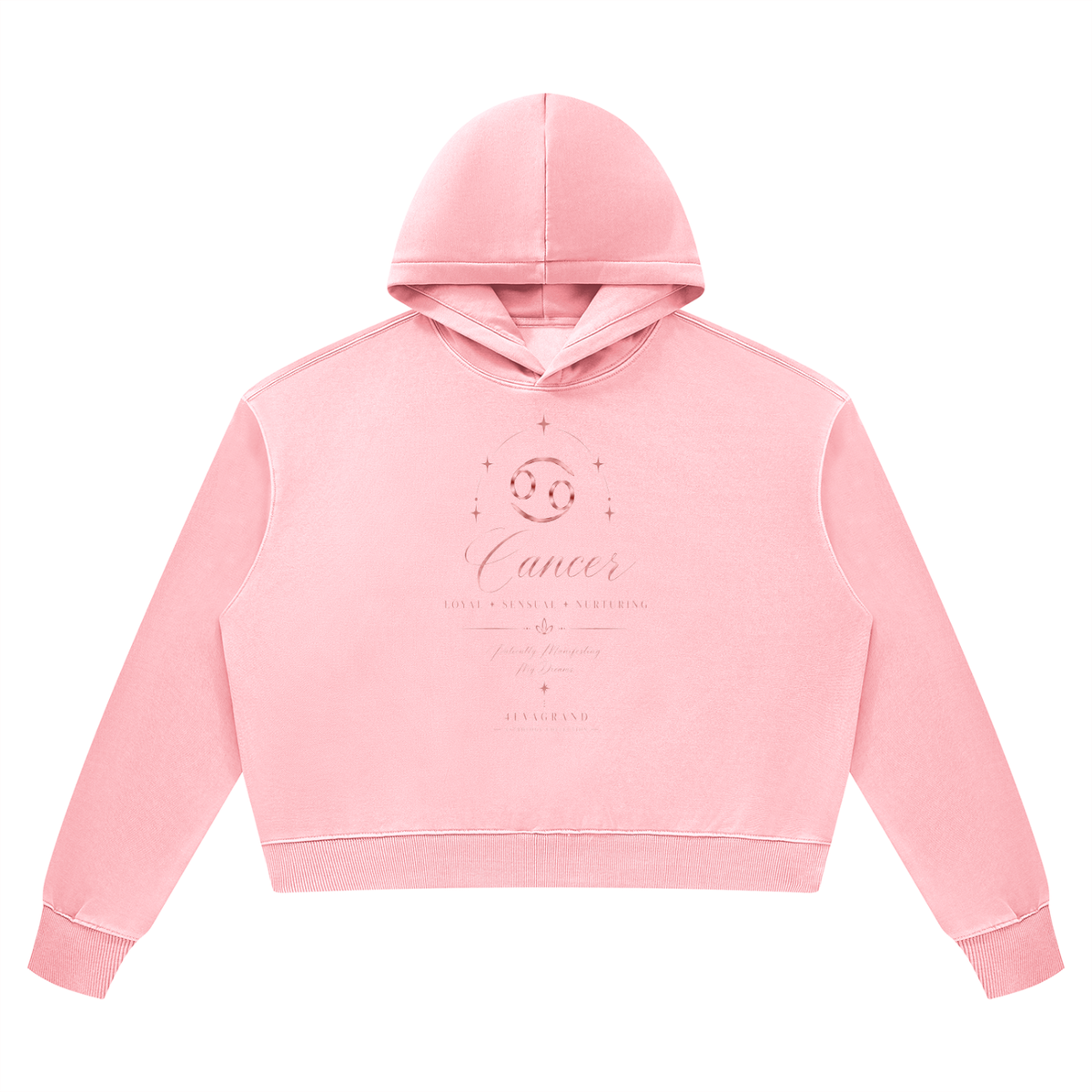 Women’s Vintage Wash Heavyweight Cancer Hoodie
