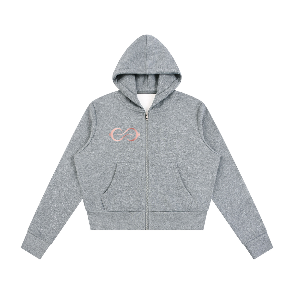 Women's Sparkles Fleece Full Zip Hoodie