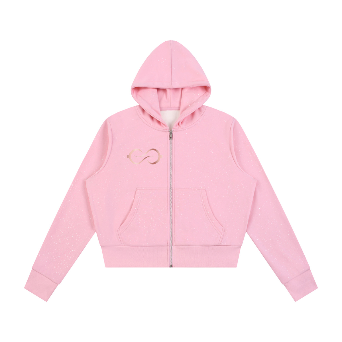 Women's Sparkles Fleece Full Zip Hoodie
