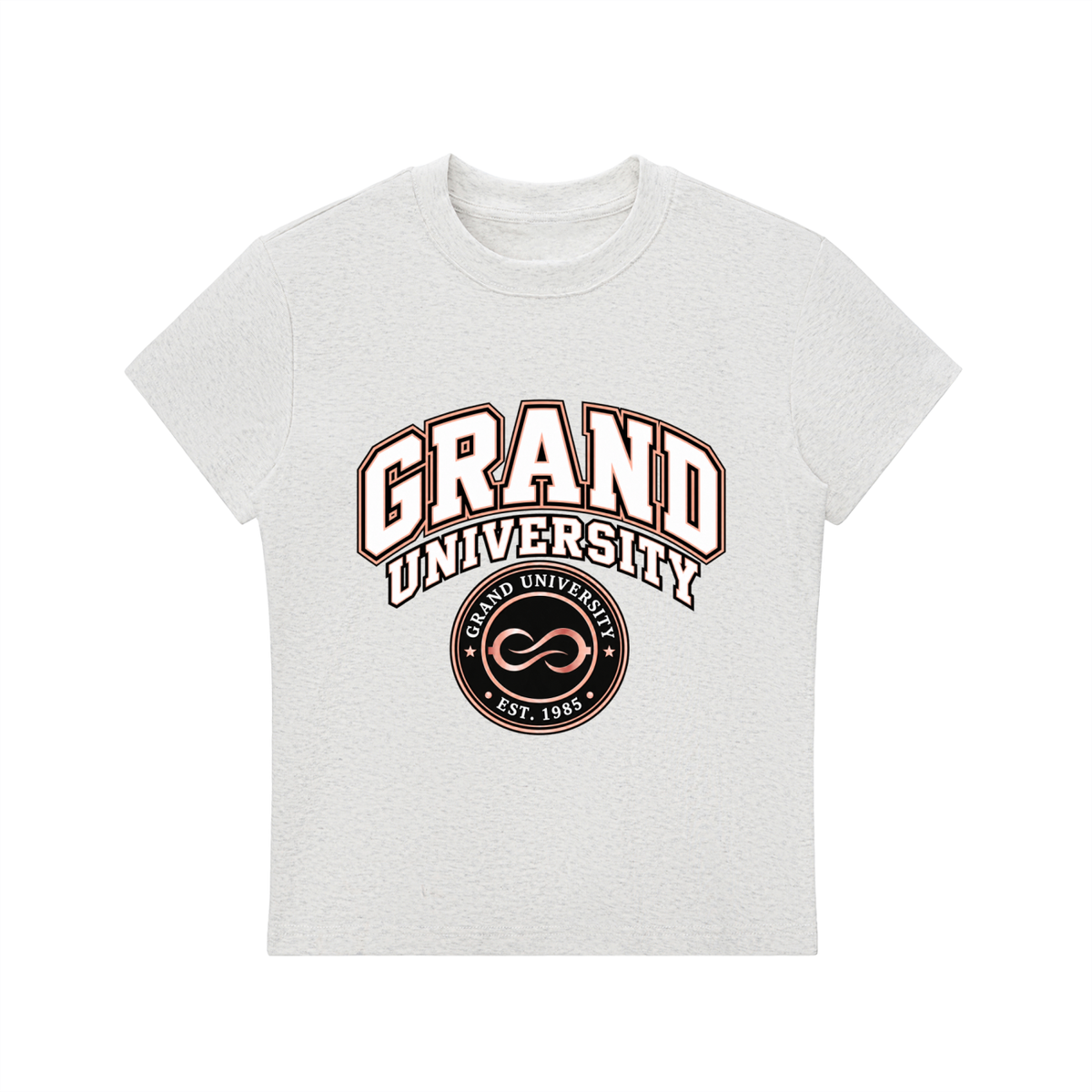 Grand University Crewneck T-Shirt