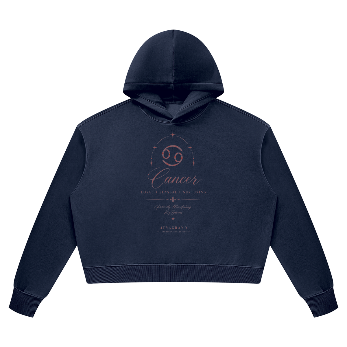 Women’s Vintage Wash Heavyweight Cancer Hoodie