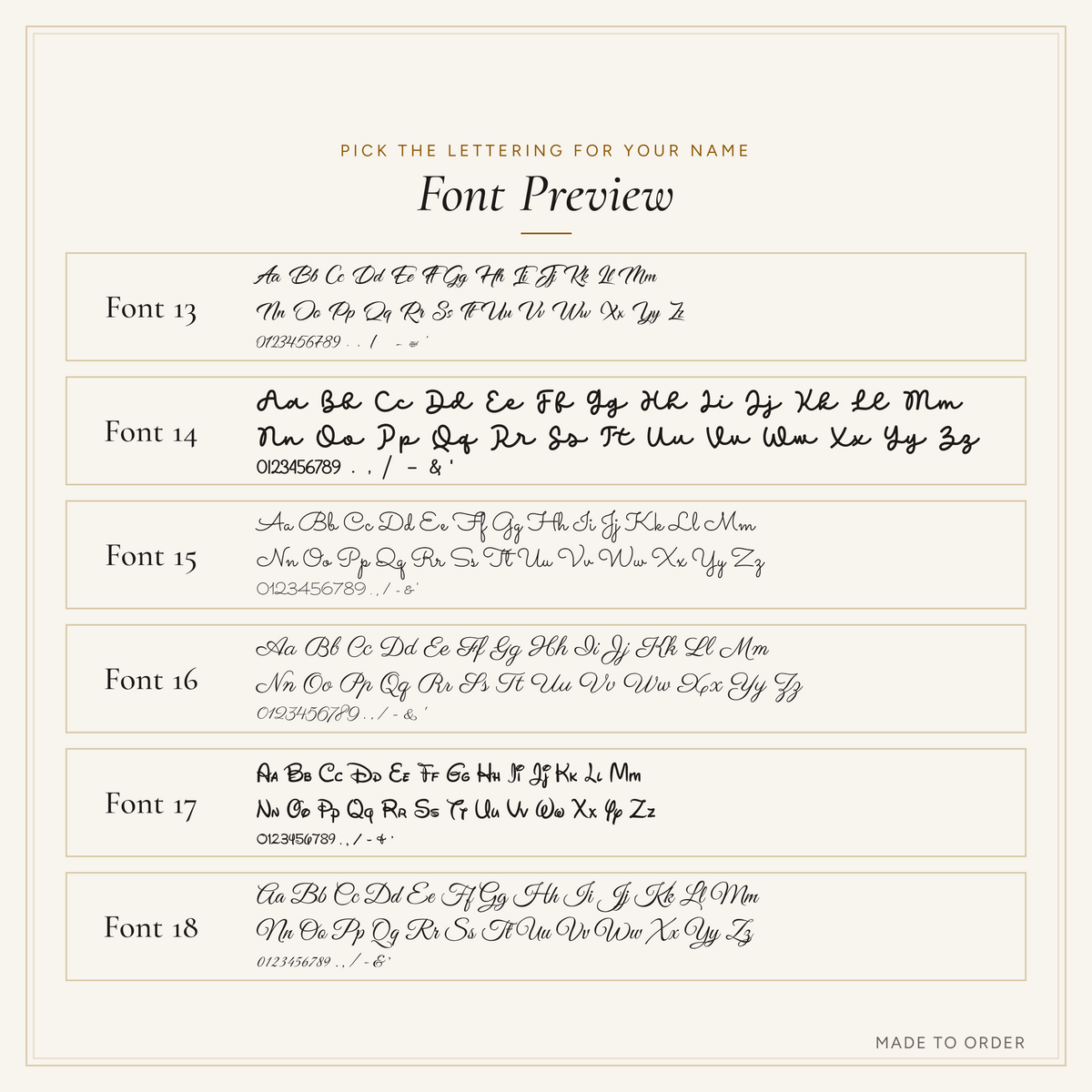 Font preview (3)